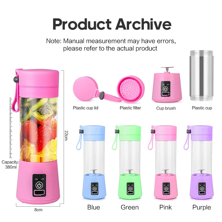 Portable Juicer DWN-3S（380ml）