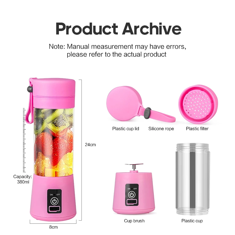 Portable Juicer DWN-3S（380ml）