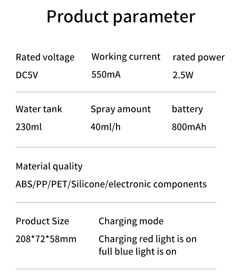 Air Humidifier RYF-012（230ml）