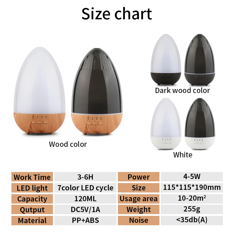 Aroma Diffuser 19214（120ml）