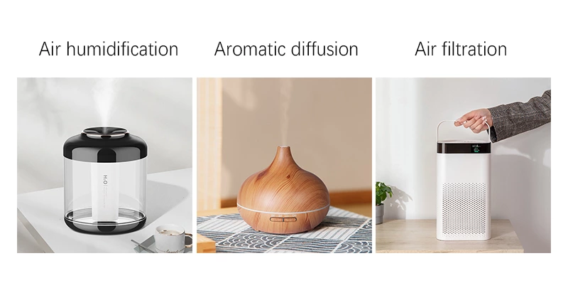 Air humidifier VS Air purifier VS Diffuser