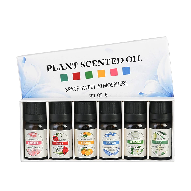 TOP 6 10ml Compound Essential Oil Set NO.：EO04