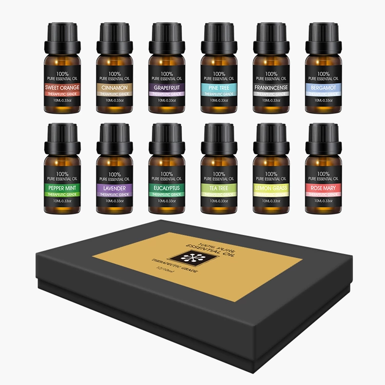 TOP 12 10ml Pure Essential Oil Set NO.：EO12