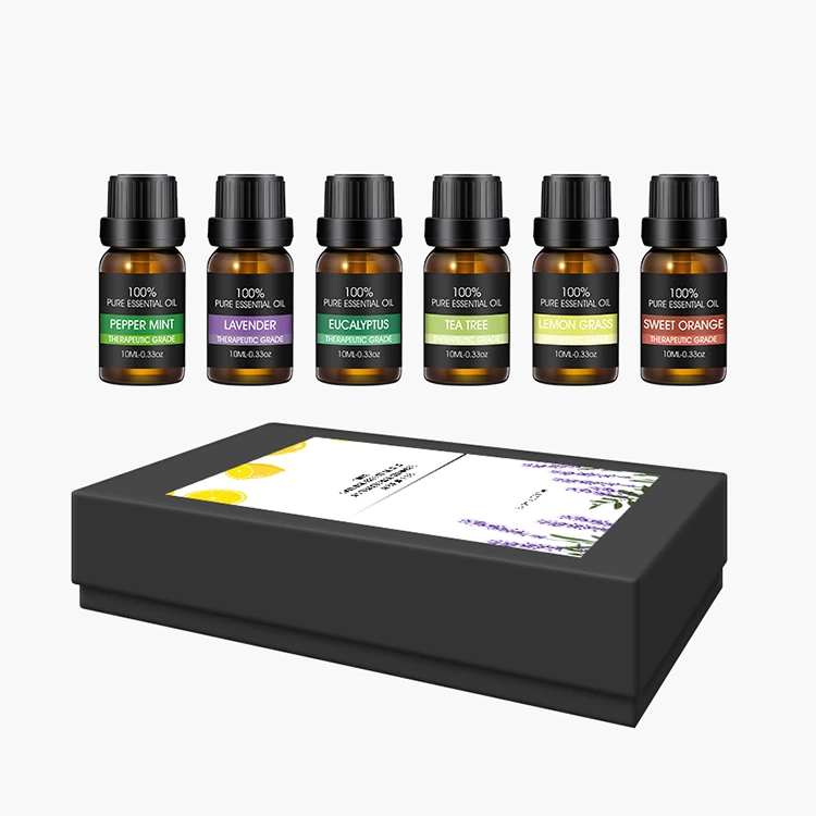 TOP 6 10ml Pure Essential Oil Set NO.：EO05