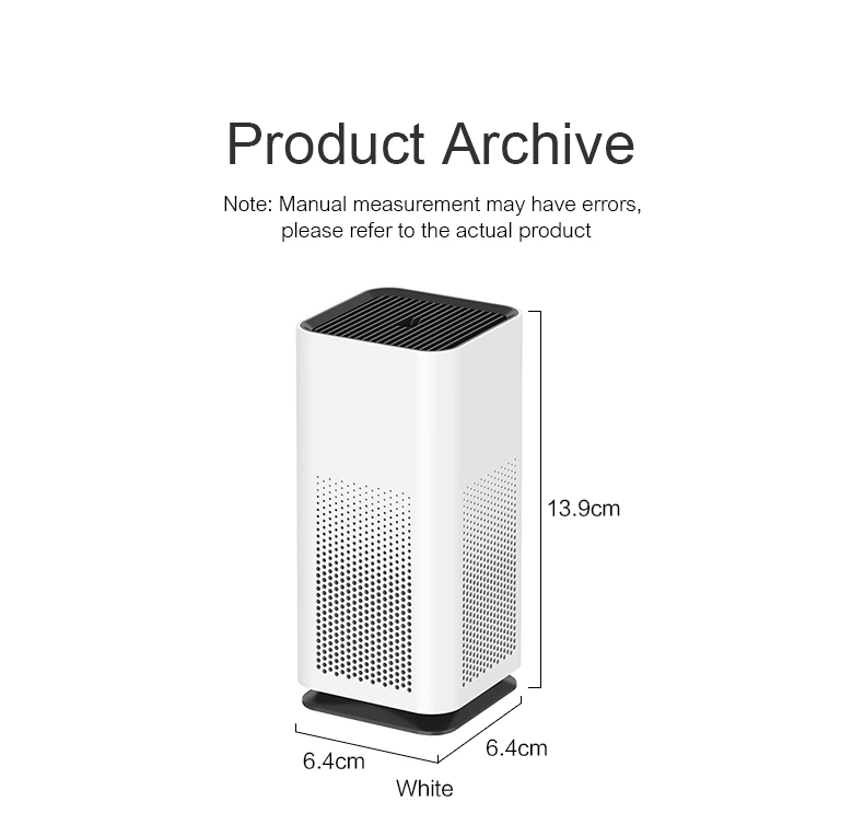 Miniaturized Air Purifier DQ-508（H13）