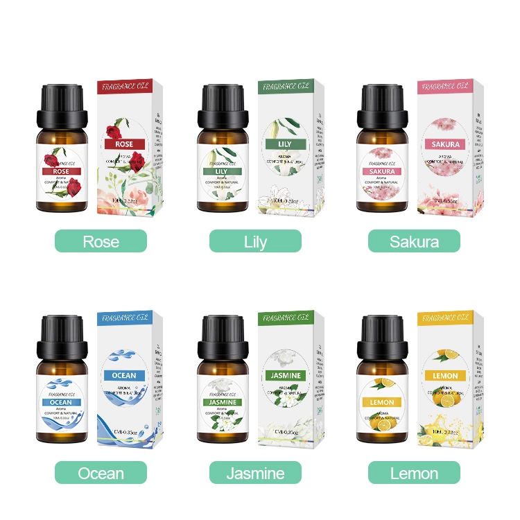 TOP 6 10ml Compound Essential Oil Set NO.：EO04