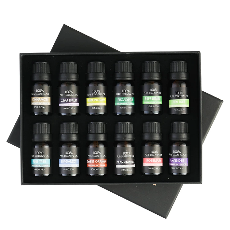 TOP 12 10ml Pure Essential Oil Set NO.：EO12