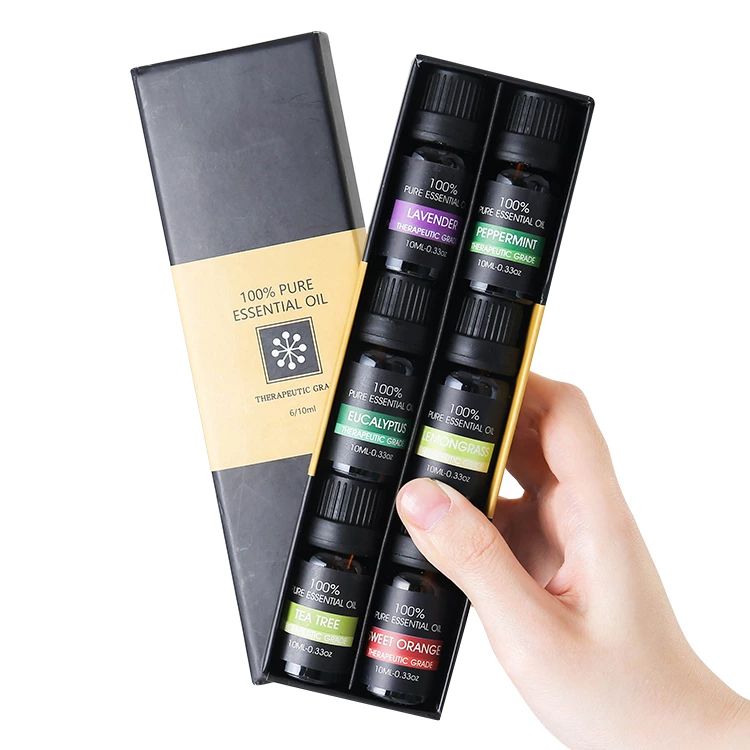 TOP 6 10ml Pure Essential Oil Set NO.：EO06