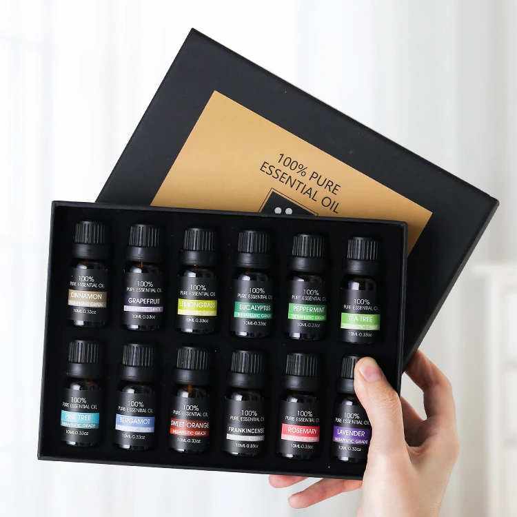 TOP 12 10ml Pure Essential Oil Set NO.：EO12