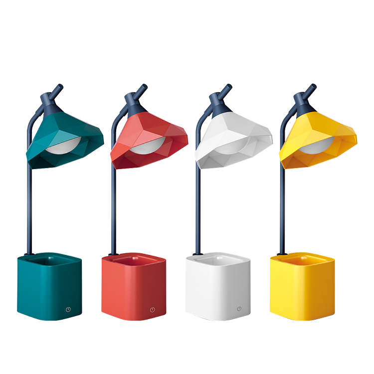 Table lamps in a variety of colors