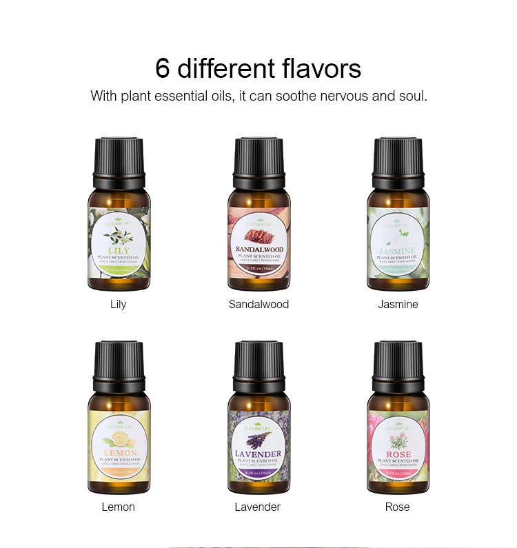 TOP 6 10ml Compound Essential Oil set NO.：EO14