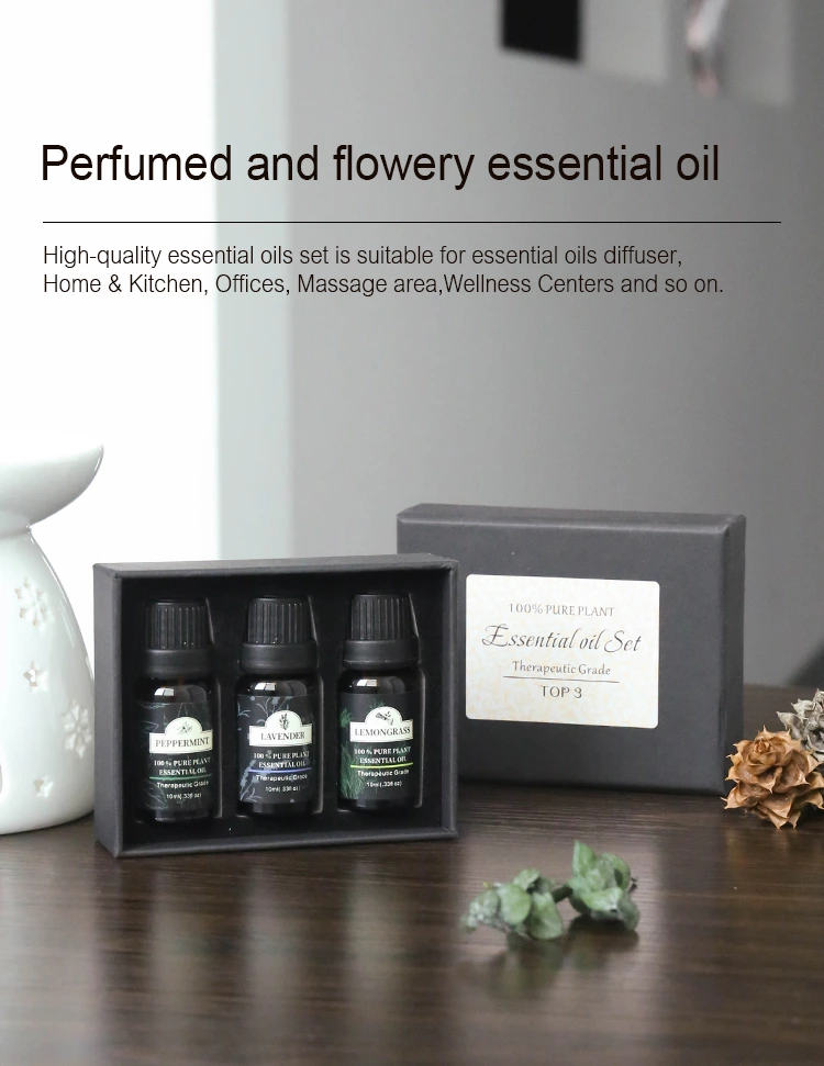 TOP 3 10ml Pure Essential Oil NO.：EOS003