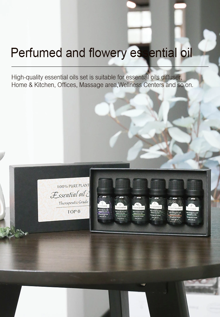 TOP 6 10ml Pure Essential Oil NO.：EOS006