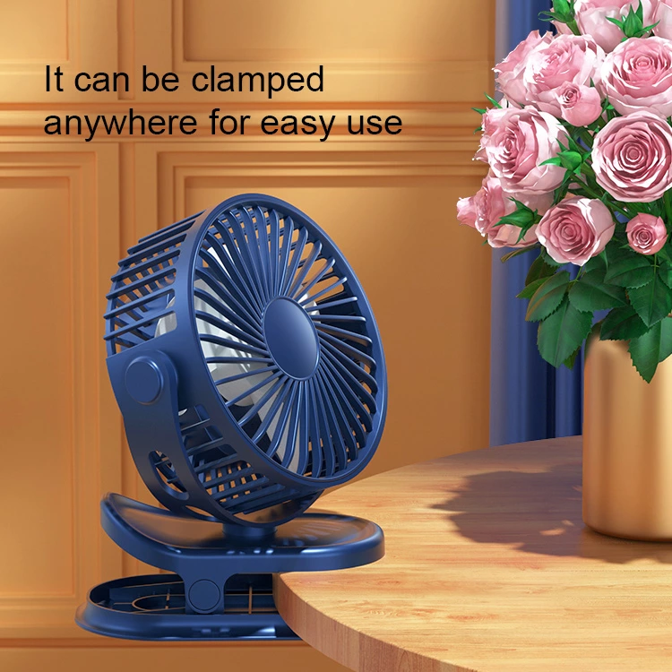 YF-F01 Portable Rechargeable Desktop Clip Fan