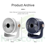 Z1 Portable Rechargeable Desktop Fan