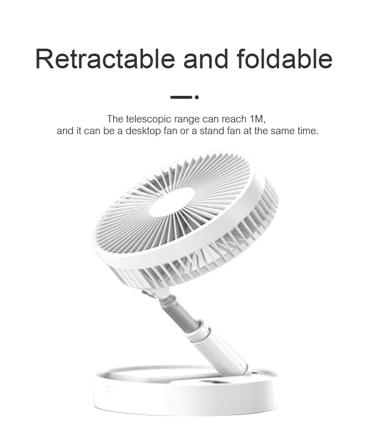 Z2 Portable Rechargeable Foldable Fan For Home School