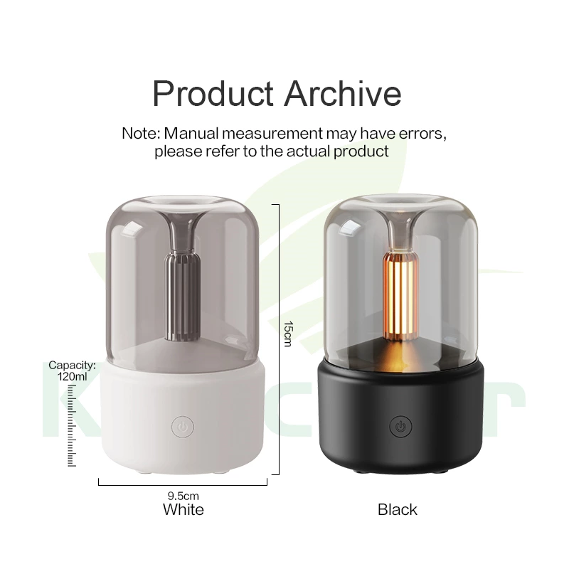 Candlelight Lamp Aroma Diffuser DQ-702（120ml ）