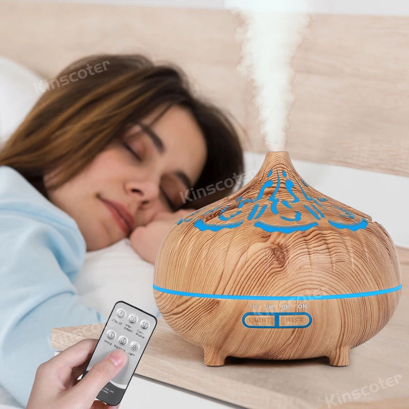 Engraved wood grain Aroma Diffuser KC-038(400ml)