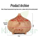 Engraved wood grain Aroma Diffuser KC-038(400ml)