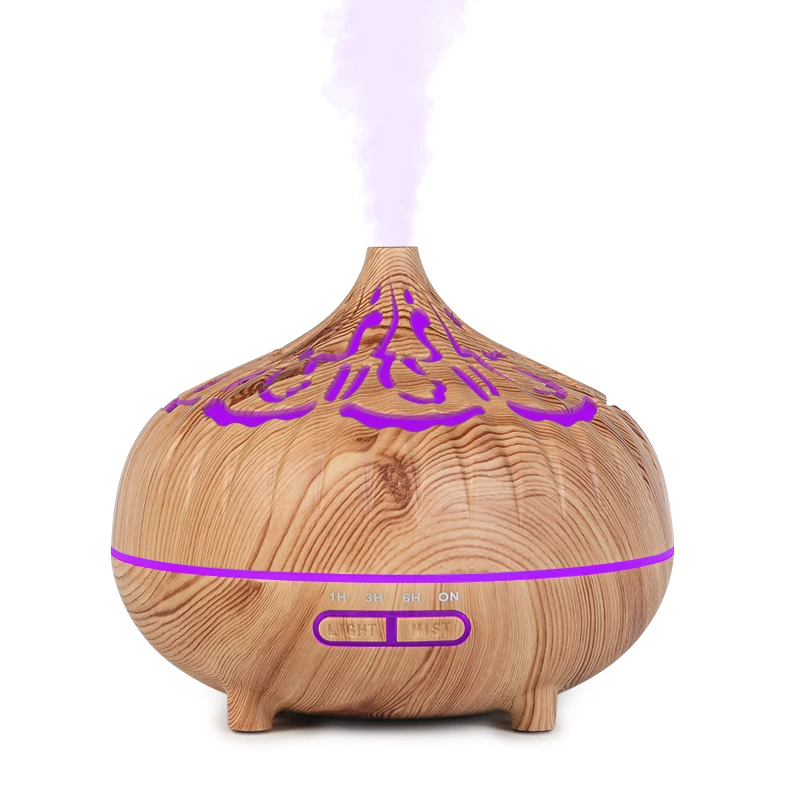 Engraved wood grain Aroma Diffuser KC-038(400ml)