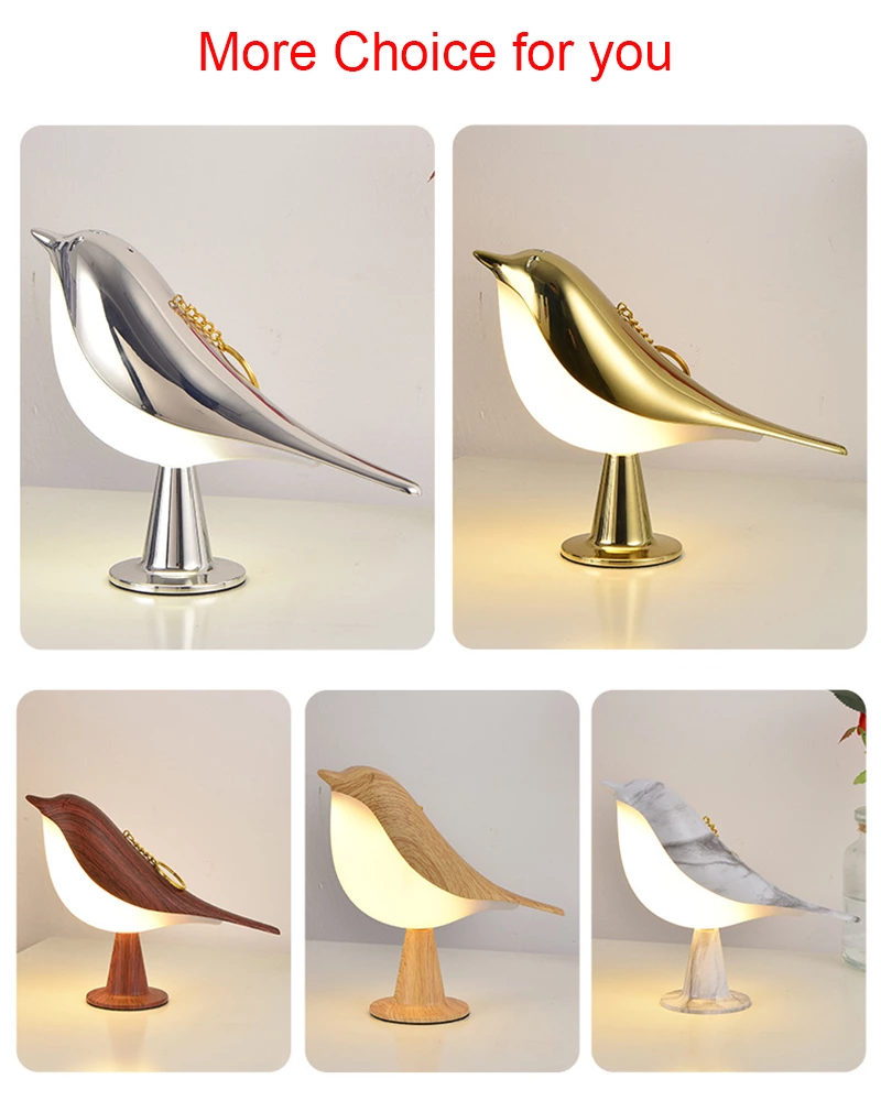 Bird table lamp