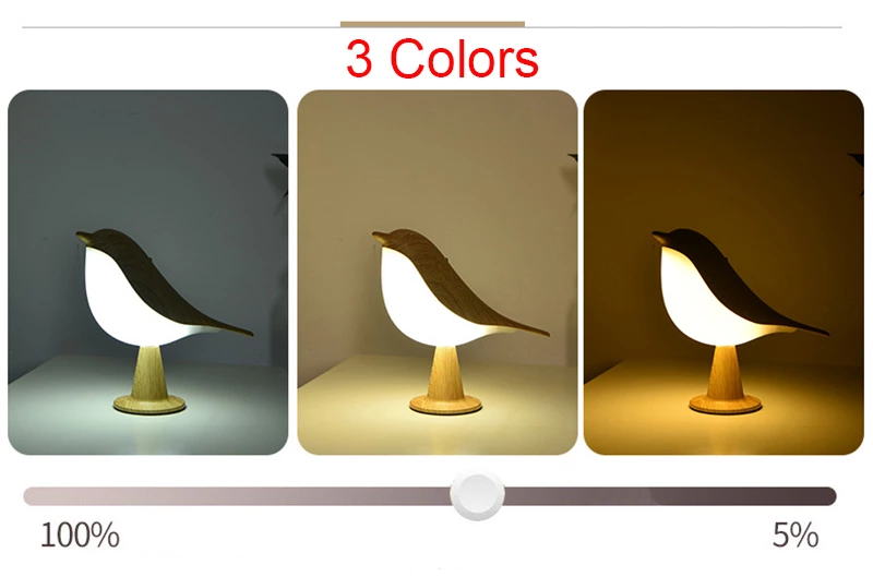 Bird table lamp