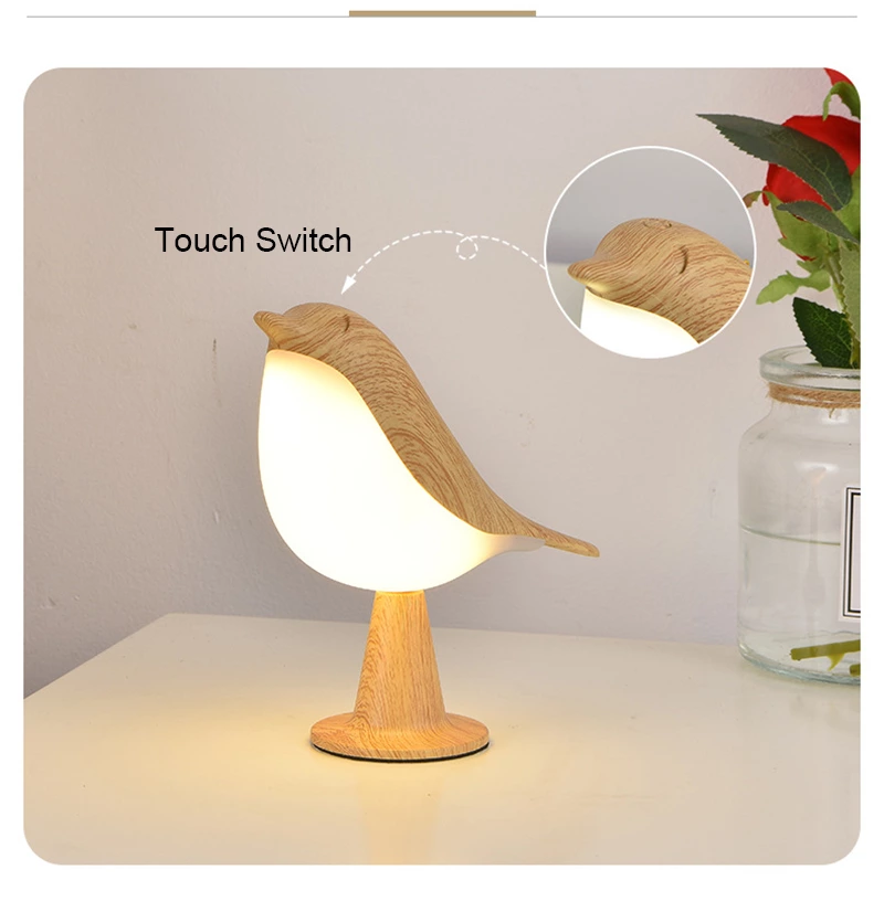 Bird table lamp