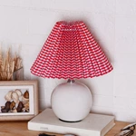 European Style Ceramic Pleated Table Lamp