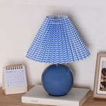 European Style Ceramic Pleated Table Lamp