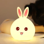 Cute colorful cartoon silicone lamp