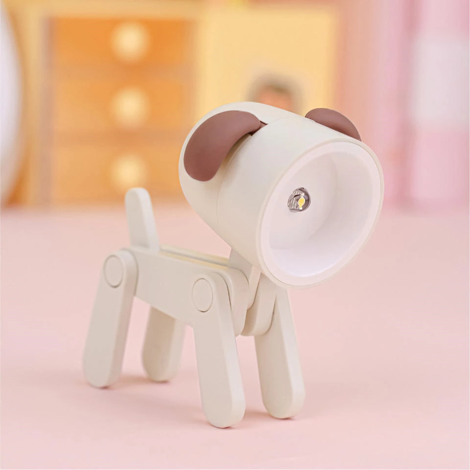 Cute puppy table lamp