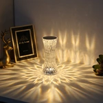 Small waist crystal lamp