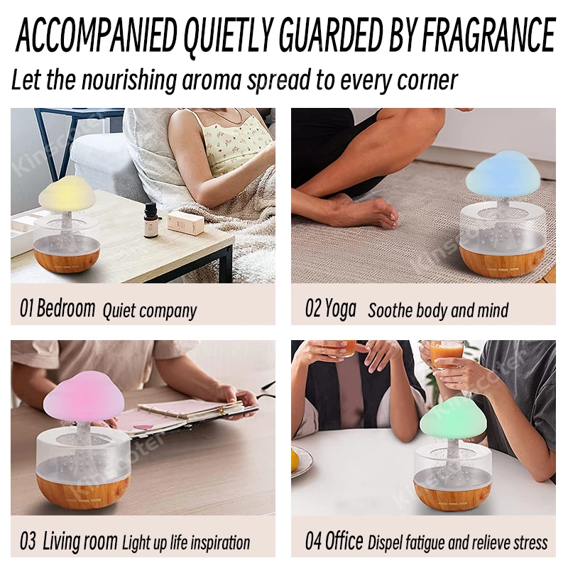 Rain Cloud Aroma diffuser KC-024(600ml)