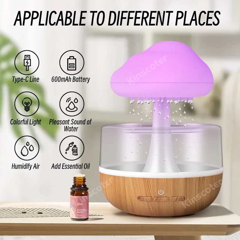 Rain Cloud Aroma diffuser KC-024(600ml)