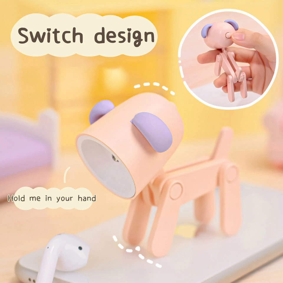 Cute puppy table lamp