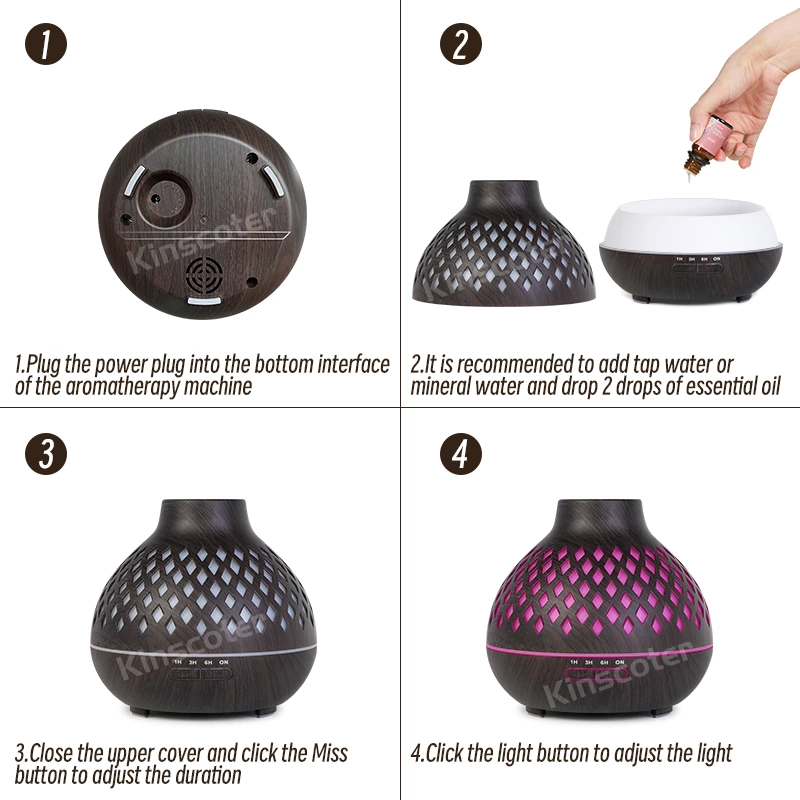 Diamond lattice Aroma Diffuser KC-033(400ml)