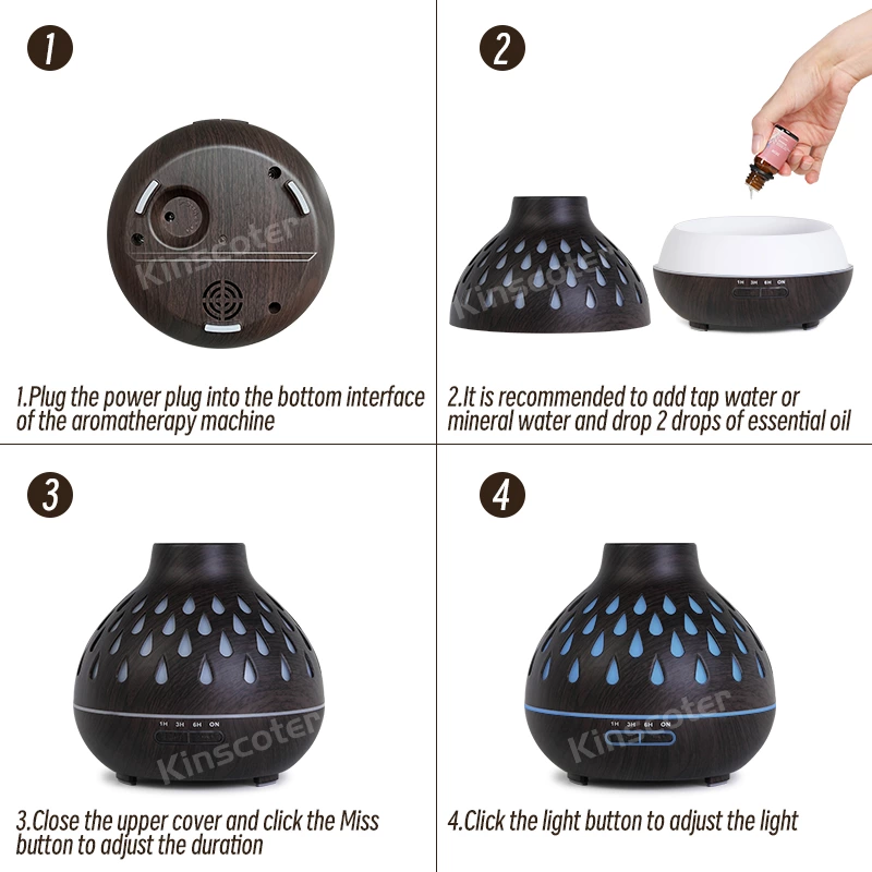 Water droplet Aroma Diffuser KC-035(400ML)