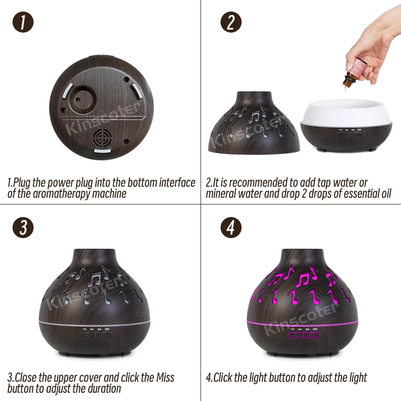 Musical note Aroma Diffuser KC-032(400ML)