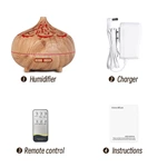 Engraved wood grain Aroma Diffuser KC-038(400ml)