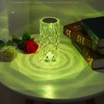 Rgb Rose Crystal Table Lamp