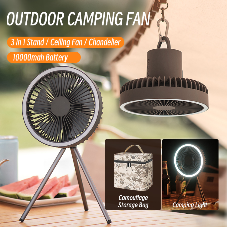 Camping fan come with a delicate camping bag