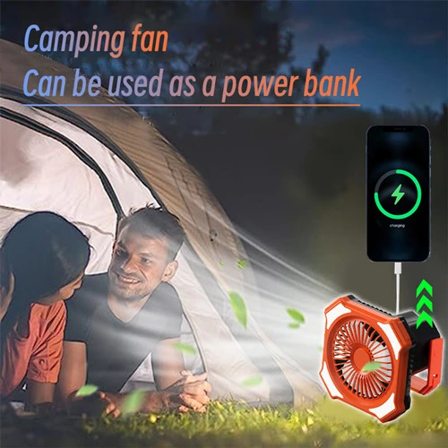 Experience Ultimate Camping Comfort with Our Multi-Functional Outdoor Fan