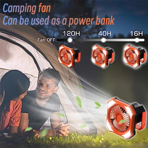 Experience Ultimate Camping Comfort with Our Multi-Functional Outdoor Fan