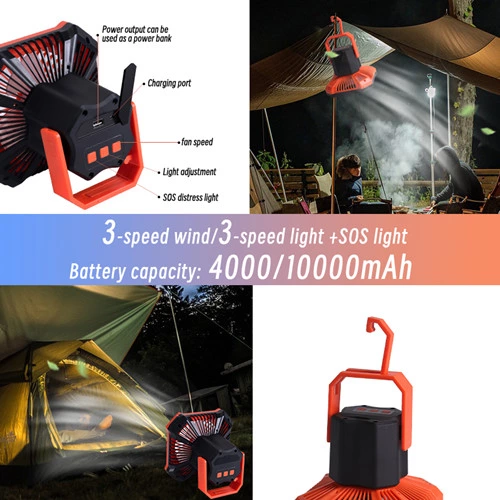 Experience Ultimate Camping Comfort with Our Multi-Functional Outdoor Fan