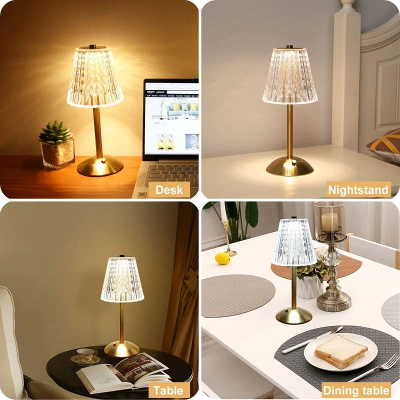 Create a Cozy Ambience with the Crystal Table Lamp