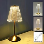 European Crystal Golden Modern Led Table Lamp TL-031