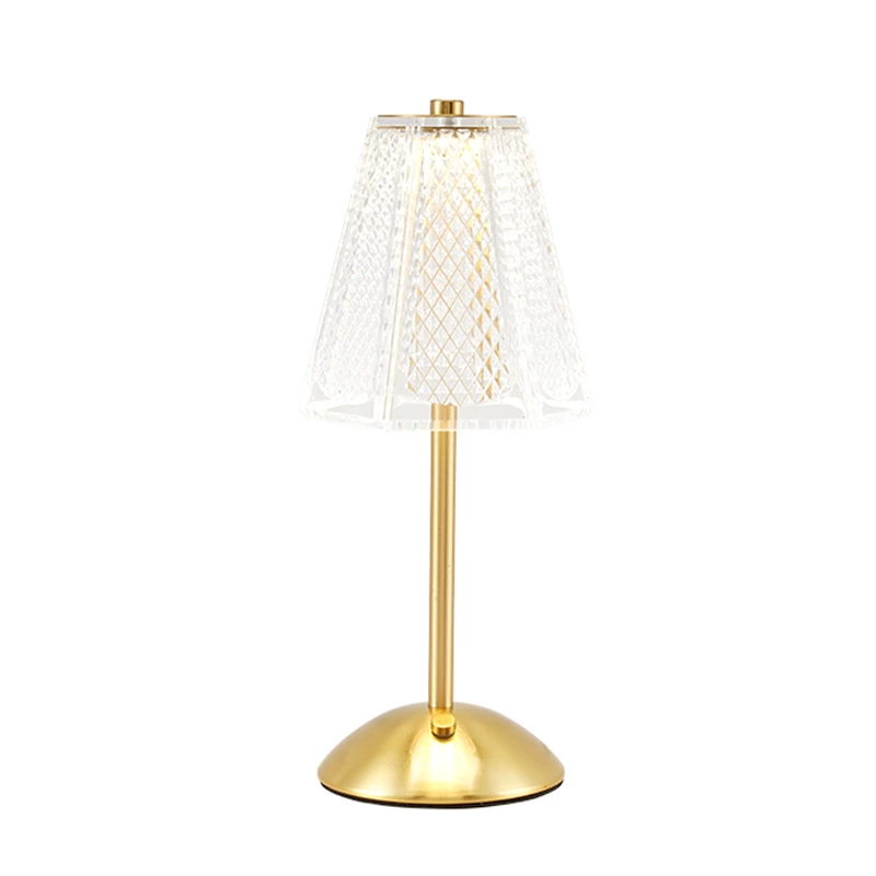 European Crystal Golden Modern Led Table Lamp TL-031