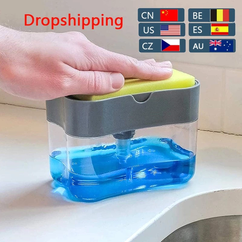 Press Sponge Soap Dispenser S-9