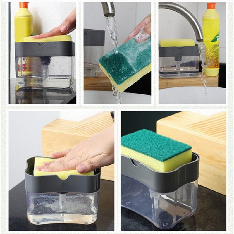 Press Sponge Soap Dispenser S-9