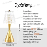 Romantic Acrylic Dinner Table Lamp TL-032